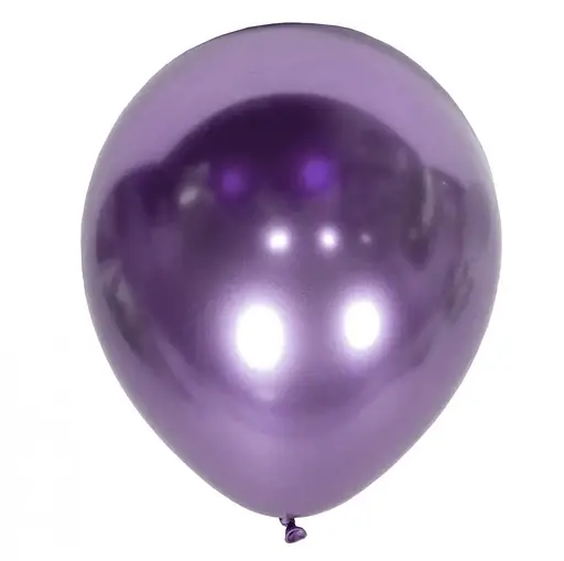 Шарик воздушный латексный 30 см (50) металлик пурпурный, IDEA7-DL-027
