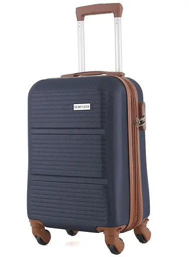 Чемодан Semi Line 20" (S) Navy (T5642-1) (DAS302614) - фото 1