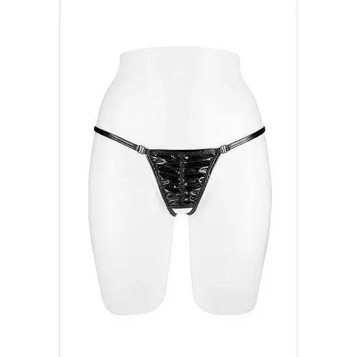 Трусики-стринги с доступом Fashion Secret ANGELA Black S/M/L