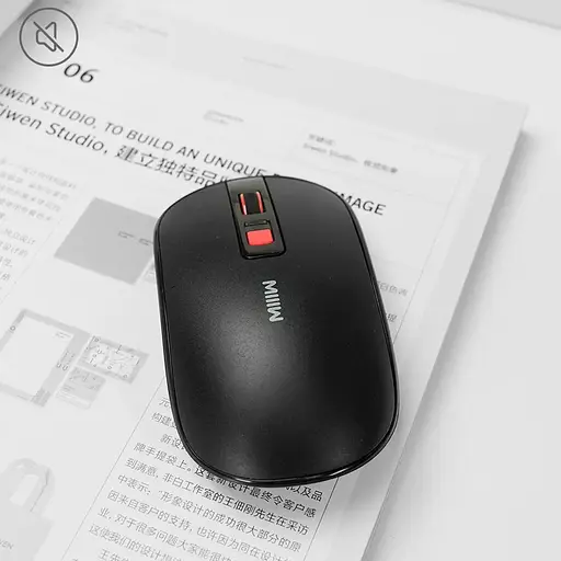 Миша Xiaomi MiiiW Wireless Mute mouse lite PM21 (MW23M21) чорна - фото 6