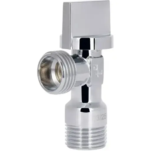 Кран приладовий Thermo Alliance Base Арко 1/2" ЗЗ хром, кутовий латунний SD185W1515 - фото 1