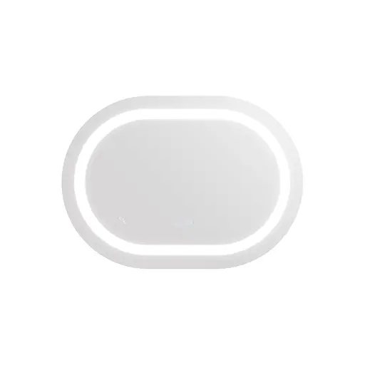 Дзеркало Qtap Gemini 650x900 з LED-підсвічуванням Touch, з антизапотіванням, з димером температури кольору (3000-6500K) Reverse QT2578R6590 - фото 4