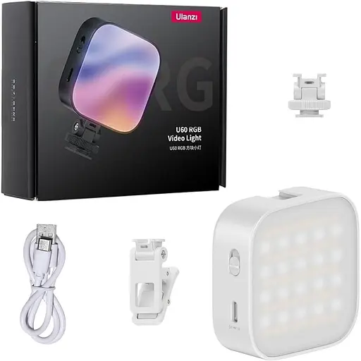 Накамерный свет Ulanzi U60 RGB White (L026GBW1) [146690] - фото 8