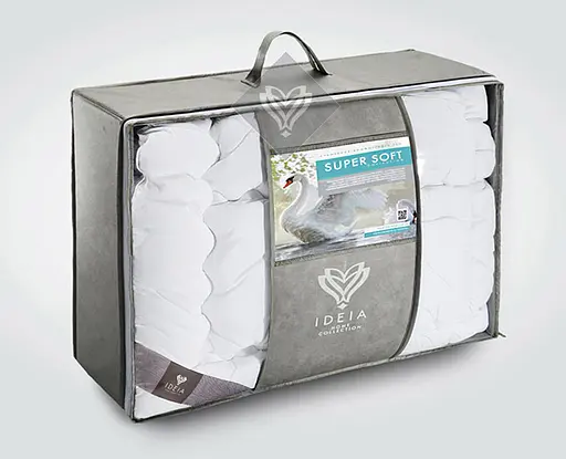 Одеяло Ideia Super Soft Premium зимнее 140х210 см 8-11779 - фото 2