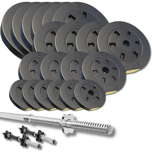 Набор со штангой и гантелями Besport PowerPro 112кг (гриф 218см)