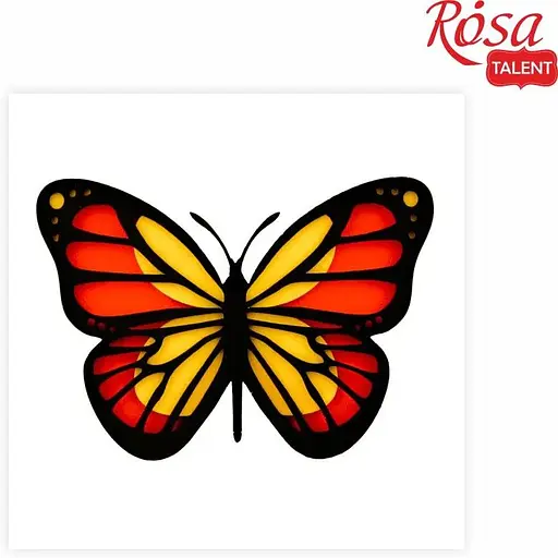 Набір картина 3D Rosa Talent Метелик 2 МДФ ґрунтоване 4 шари 17х17 см 