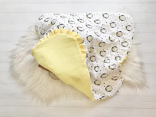 Мусліновий плед-конверт Moontime "Пінгвінчики" - фото 2