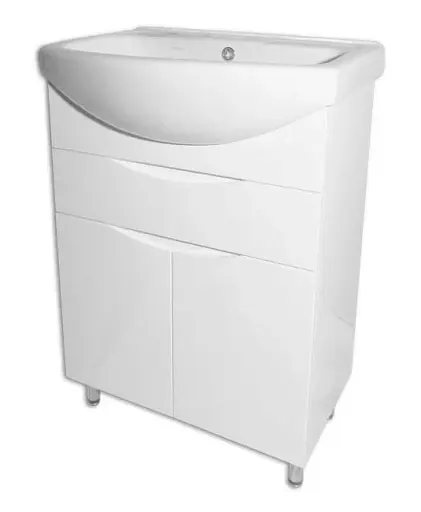 Тумба ПИК Ямайка Т6+ раковина Cersanit Cersania 65 см Белый 30412  - фото 1