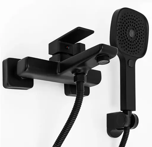 Смеситель для ванны Rea Orix настенный black REA-B5133 Черный матовый - фото 3