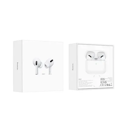 Навушники Hoco EW27 Stereo Bluetooth Headset (White) [75653] - фото 4