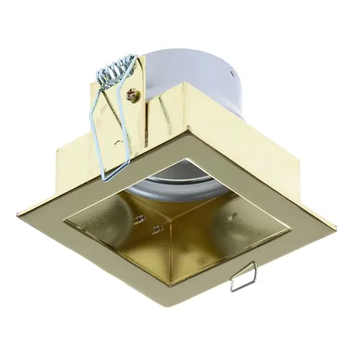 Світильник точковий Brille квадрат HDL-07-WL3 BRASS MR16 154080