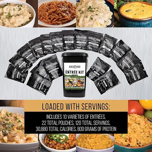 Аварийный рацион питания Ready Hour на 120 порций с большим сроком годности 25 лет - фото 4