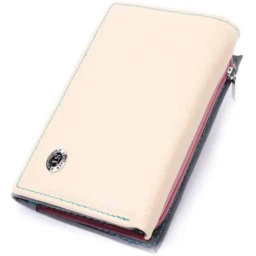 Жіночий шкіряний гаманець ST Leather 12.2х8х2 см acs0028373 - фото 1