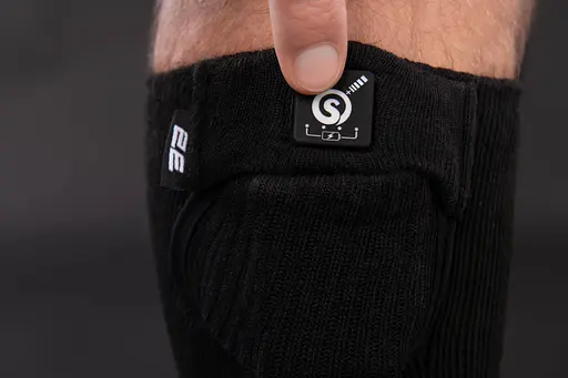 Шкарпетки 2E Tactical з підігрівом Race Plus Black високі M - фото 5