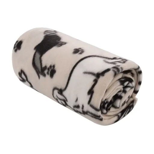 Плед Ardesto Fleece 100% поліестер песики сірий 130 x 160 см (ART0724PB) - фото 2