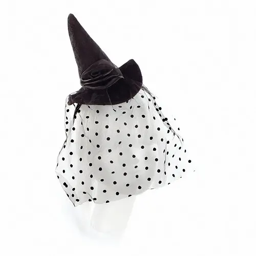 Колпак Ведьма мини на обруче - фото 1