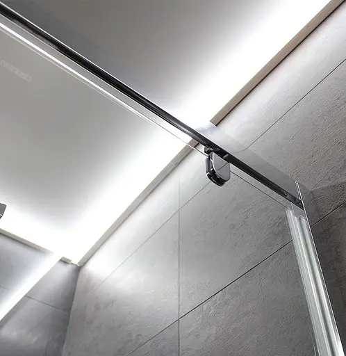 Душевая кабина Dusel A-516 90x90x190 шиншилла, Универсальная, матовый, хром, 90x90 - фото 5