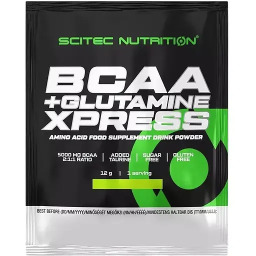 Амінокислота BCAA Scitec Nutrition BCAA+Glutamine Xpress, 12 грам - Цитрус