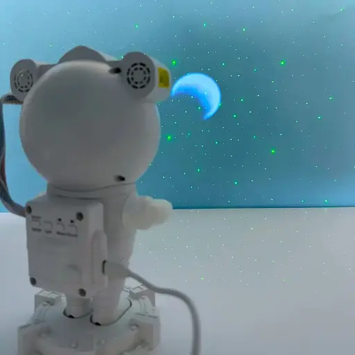 Музыкальный ночник-проектор звездного неба Астронавт Star Bluetooth пультом 8 режимов 6638 - фото 5