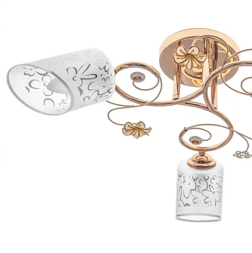 Люстра стельова Brille E27 60W G (LK-583C/3) - фото 2