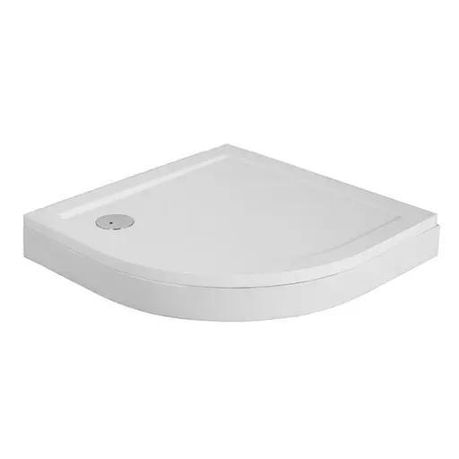 Душевой поддон Eger 80x80 см SMC с панелью и ножками 599-8080R fullset - фото 1