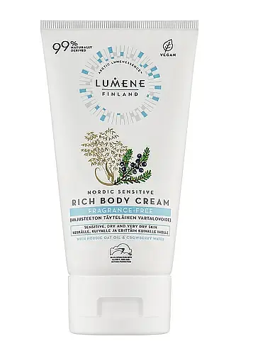 Крем для тіла Lumene Nordic Sensitive для інтенсивного зволоження та захисту сухої та чутливої шкіри, 150 мл (8000019685970) - фото 1