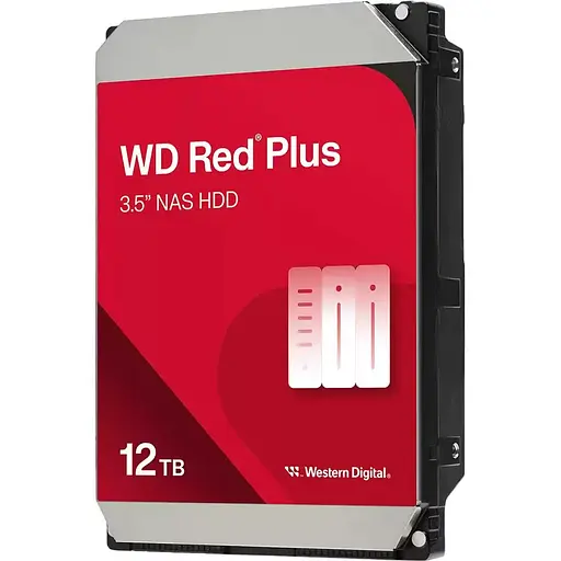 Жесткий диск 3.5" WD Red Plus NAS 12TB SATA 256MB (WD120EFBX) [141093] - фото 2