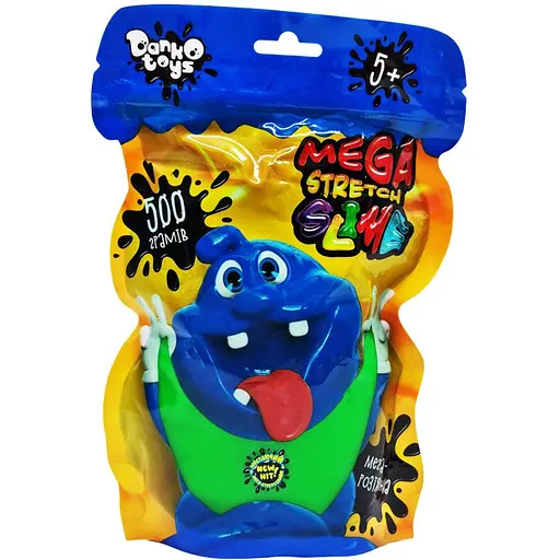 Лізун-антистрес Danko Toys Mega Stretch Slime SLM-12-01U 500 г зелений