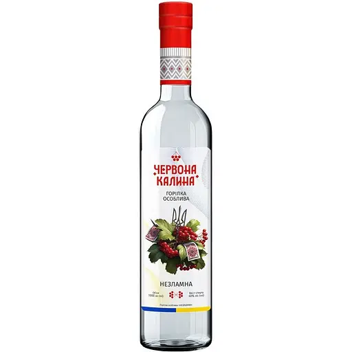 Горілка Червона Калина Незламна 40% 1 л