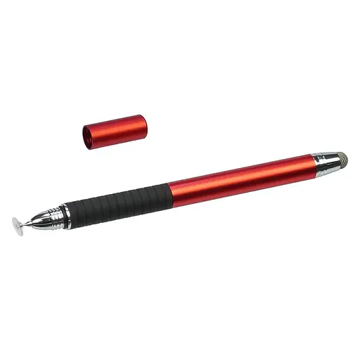 Стилус ємнісний, високоточний Jot Pro двосторонній, алюмінієвий, зі вставкою, червоний - фото 1