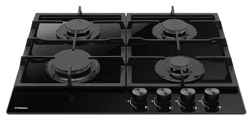 Комплект Hansa духовка электрическая + поверхность газовая на стекле черный - фото 8