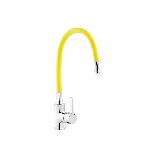Змішувач для кухні з гнучким виливом Ibergrif M22112-4 CV028496 Цветной - фото 1