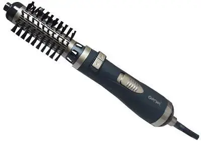 Фен браш стайлер Gemei Gm-4827 з насадками, що обертаються, щітка для вирівнювання та завивки волосся гребінець - фото 2
