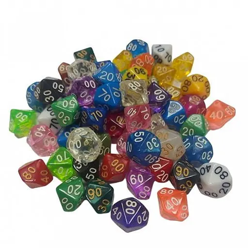 Настольная игра Games 7 Days Кубик игральный D100 , 1 шт. (D100Dice) - фото 1