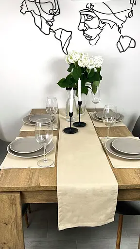 Комплект Доріжка водовідштовхувальна Бежевий однотон 340х40 см 4 шт. - фото 3