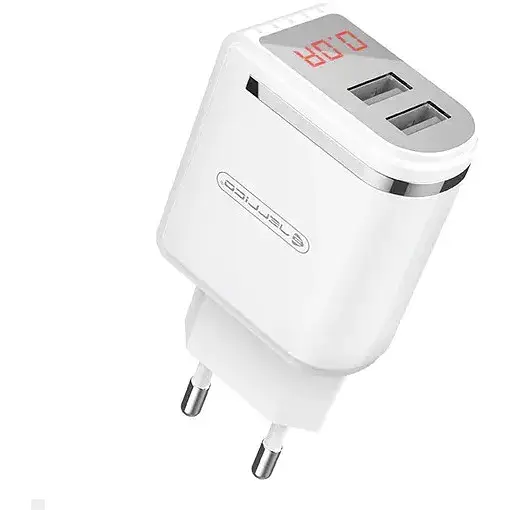 Якісна та потужна Мережевий зарядний пристрій з LED-індикатором Jellico WJ-C80 - фото 1