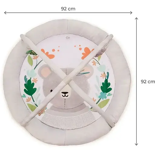 Развивающий коврик Kinderkraft Cozyplay (KPCOZY00LGR0000) - фото 4