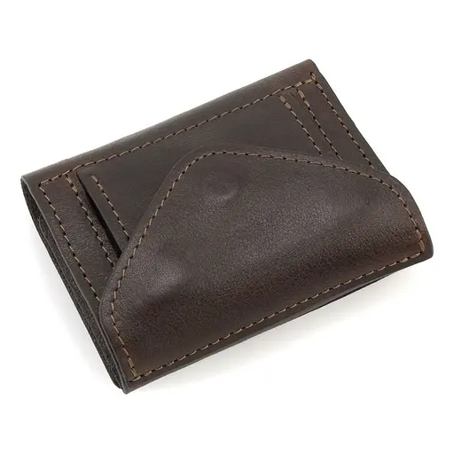 Жіночий шкіряний гаманець Grande Pelle 8х10х2 см acs0029356 - фото 5