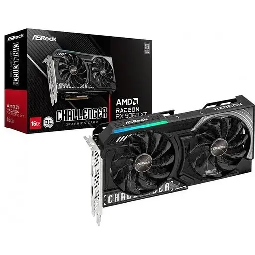 Відеокарта ASRock Radeon RX 9060 XT Challenger 16GB OC - фото 1