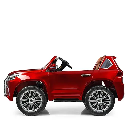 Електромобіль дитячий M 3906EBLRS-3 з MP3 Bluetooth пультом 2 4G та дверима що відкриваються червоний - фото 2