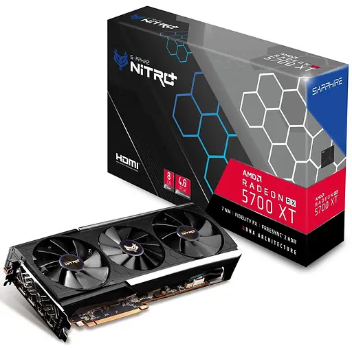 Відеокарта Sapphire AMD Radeon RX 5700 XT 8Gb Nitro+ (11293-03) (GDDR6, 256 bit, PCI-E v4.0 x16) Б/в - фото 6