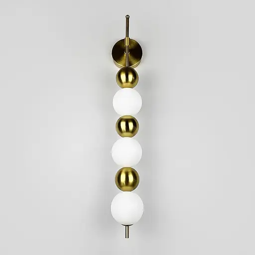 Стильне світлодіодне бра у латунному корпусі 75х12 см Line F Арт. WNO22/3 AB - фото 8