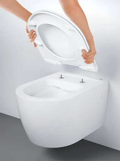 Подвесной унитаз Grohe Bau Ceramic 103860SH00, Белый - фото 12