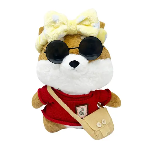 Мягкая игрушка "Собачка" Bambi K0201(Beige) одежда в ассортименте, 30 см - фото 3