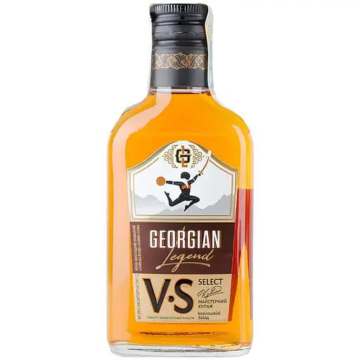 Бренді Georgian Legend VS Select виноградний ординарний 36% 0.2 л - фото 1