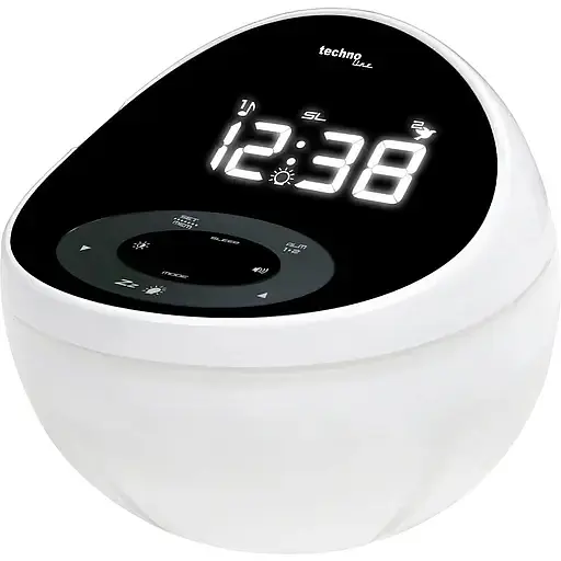 Часы настольные с радио Technoline WT500 Black/White (WT500) - фото 1