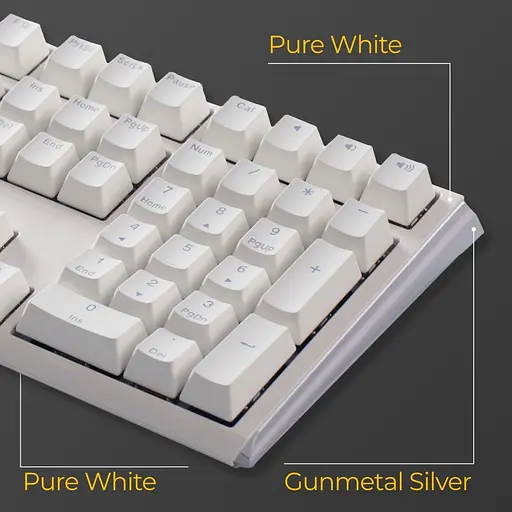 Клавіатура Ducky One 3 Cherry MX Red RGB White DKON2108ST-RUAPXPWWWSC1 UA (126073) - фото 3