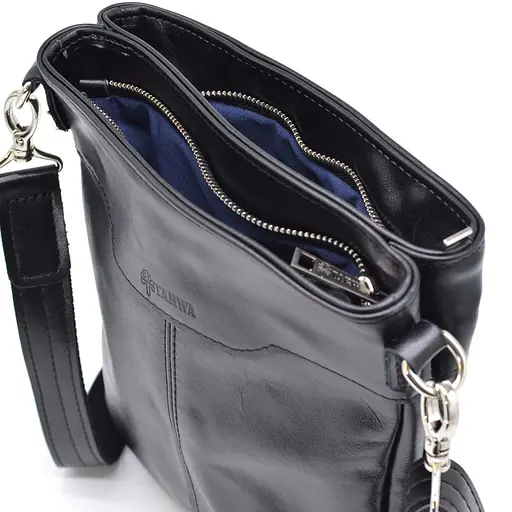 Кожаная мужская сумка через плечо TARWA 26х23х4 см sum0025746 - фото 2