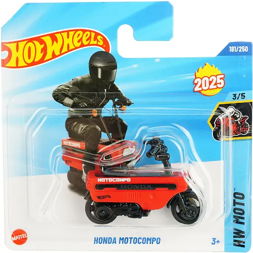 Базовая машинка Hot Wheels HW Moto Honda Motocompo красная (5785) HYW43-N521     