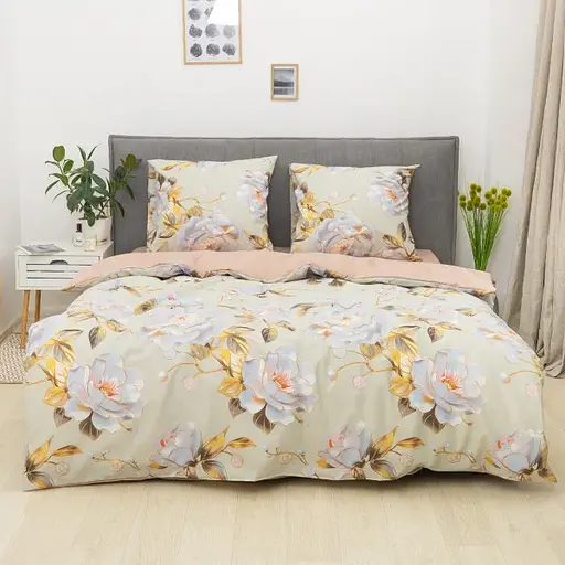 Комплект постільної білизни Viluta полуторний ранфорс 25380 100% бавовна - фото 1